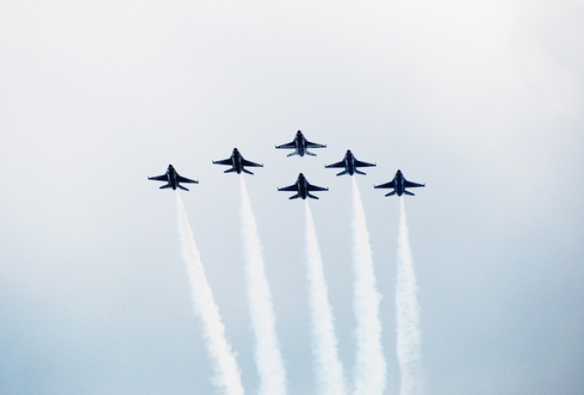 NATO iznīcinātāji. Foto: Toms Zariņš, F64