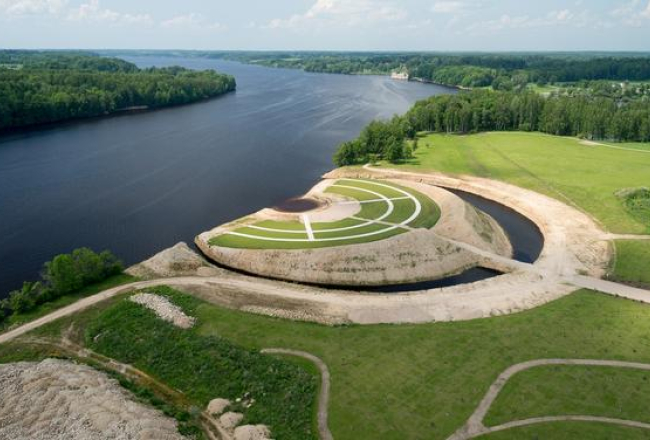 Likteņdārza amfiteātris. Foto: abfoto.lv
