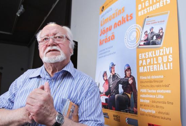 Filmas "Limuzīns Jāņu nakts krāsā" režisors Jānis Streičs. Publicitātes foto