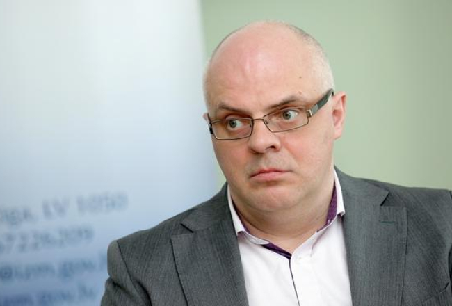 Roberts Ķīlis pēc demisijas. Foto: Ieva Čīka, LETA
