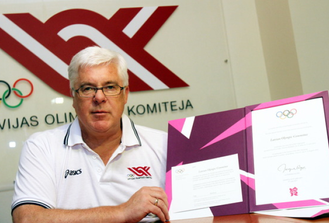 LOK priekšsēdis Aldons Vrubļevskis. Foto: Kaspars Krafts, F64