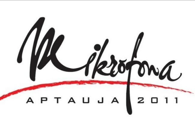 Mikrofona aptaujas atjaunotais logo.