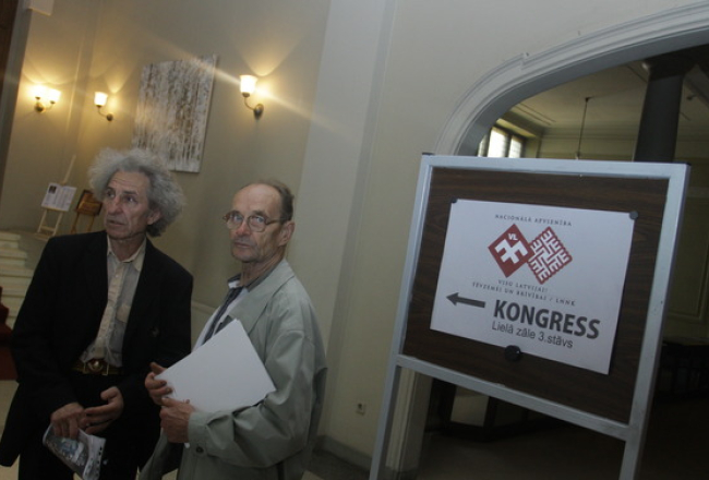 Nacionālās apvienības kongresā. Foto: Jānis Saliņš, F64