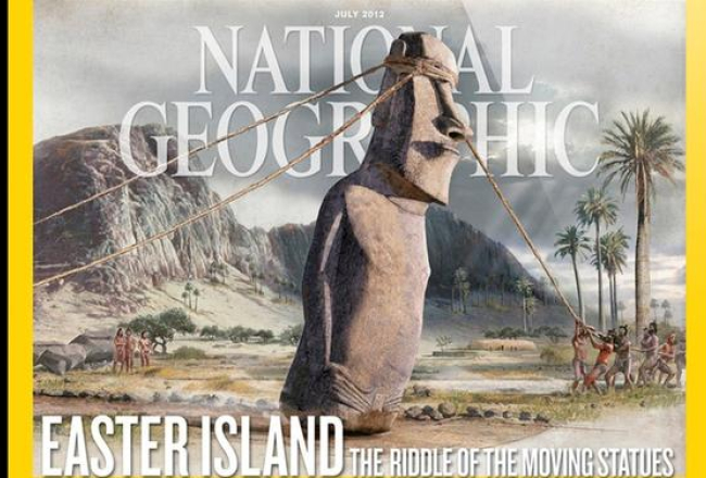 Žurnāla "National Geographic" jūlija numura vāks.