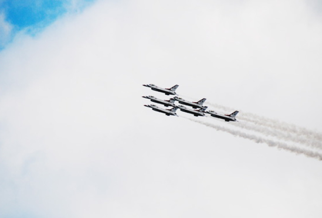 NATO iznīcinātāji. Foto: Toms Zariņš, F64