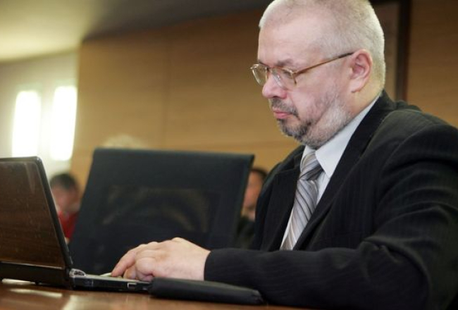 Latvijas Žurnālistu savienības vadītājs Juris Paiders. Autors - Edijs Pālēns, LETA