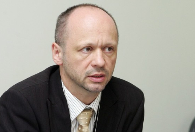 Līdzšinējais Latvijas vēstnieks ES Normunds Popens. Foto: Lauris Nagliņš, LETA
