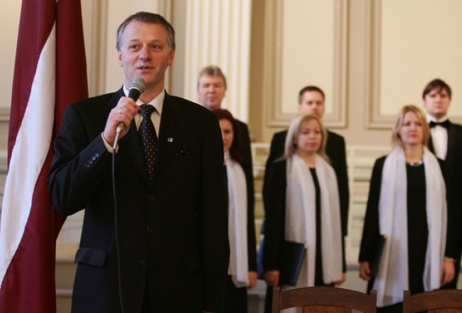Olafs Pulks JL Rīgas kopsapulcē. Foto; Lauris Vīksne, F64