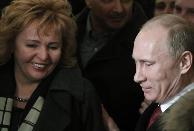 Krievijas prezidents Vladimirs Putins kopā ar sievu Ludmilu. Foto: EPA/LETA