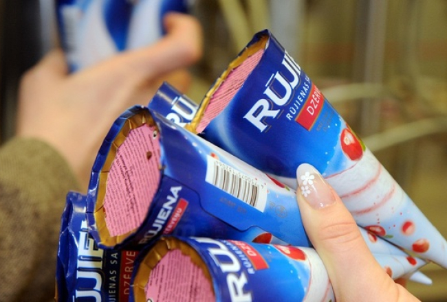 Rūjienas saldējums. Foto: Lita Krone, LETA