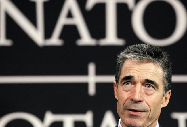 NATO ģenerālsekretārs Anderss Fogs Rasmusens. Foto: EPA/LETA