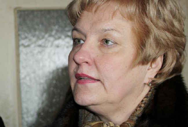 Dzīvokļu pārvaldes priekšniece Ārija Stabiņa. Foto: Diāna Lozko, LETA