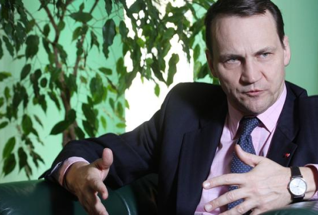 Polijas ārlietu ministrs Radoslavs Sikorskis. Foto: Rūta Kalmuka, F64