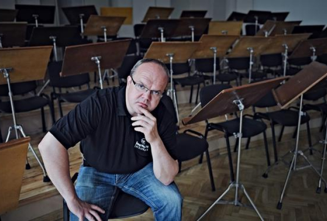 Diriģents Māris Sirmais. Foto: Jānis Saliņš, F64