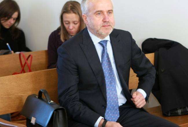 Andris Šķēle otrdien tiesas sēdē. Autors: Lita Krone, LETA