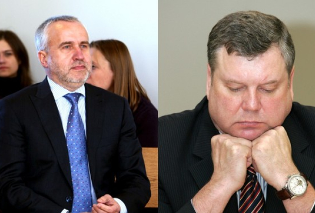 Andris Šķēle (K) un Jānis Urbanovičs (L). Foto: Nora Krevneva, Aigars Eglīte, F64
