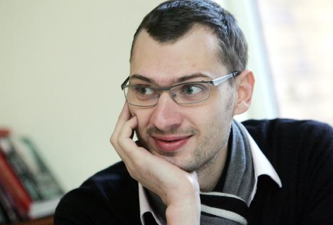 Līdzšinējais žurnāla "Klubs" galvenais redaktors Juris Šleiers. Foto: Lita Krone, LETA