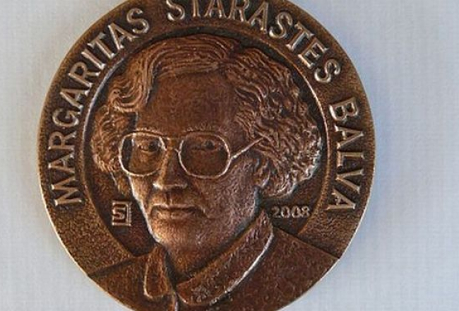 Margaritas Stārastes medaļa. Publicitātes foto