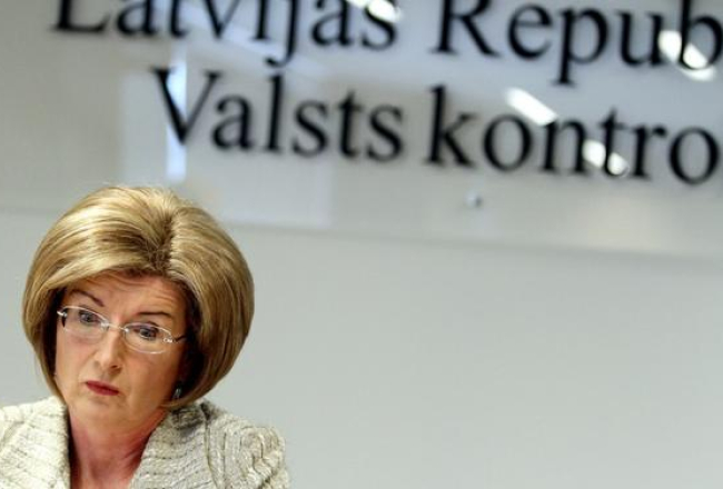 Valsts kontroliere Inguna Sudraba. Foto: Kaspars Krafts, F64
