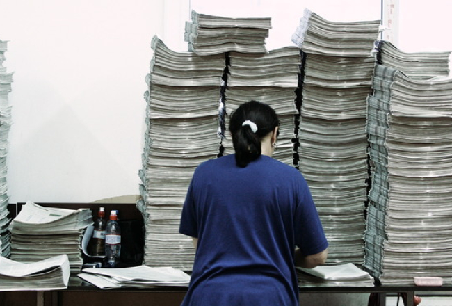 Tipogrāfija. Foto: Lauris Vīksne, F64