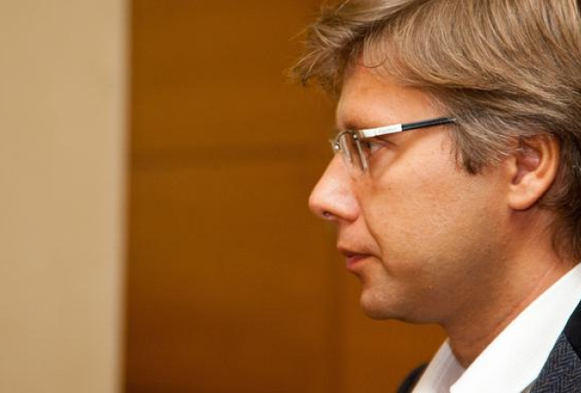 Rīgas mērs Nils Ušakovs preses konferencē par KNAB aizturētajām Dzīvokļu pārvaldes amatpersonām. Foto: Andrejs Terentjevs, F64