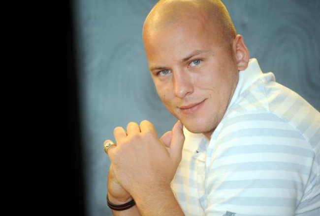 Atēnu olimpisko spēļu sudraba medaļas ieguvējs šķēpmešanā Vadims Vasiļevskis. Foto: Lita Krone, LETA