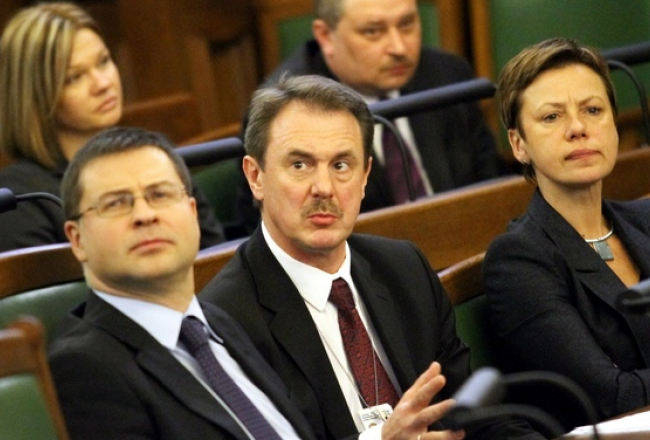 Dombrovska valdība Saeimā. Autors: Kaspars Krafts, F64