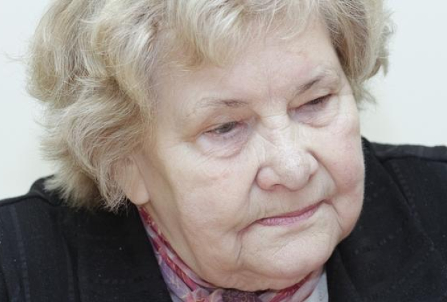 Nu jau bijusī Latvijas Pensionāru federācijas vadītāja Aina Verze. Foto: Jānis Saliņš, F64