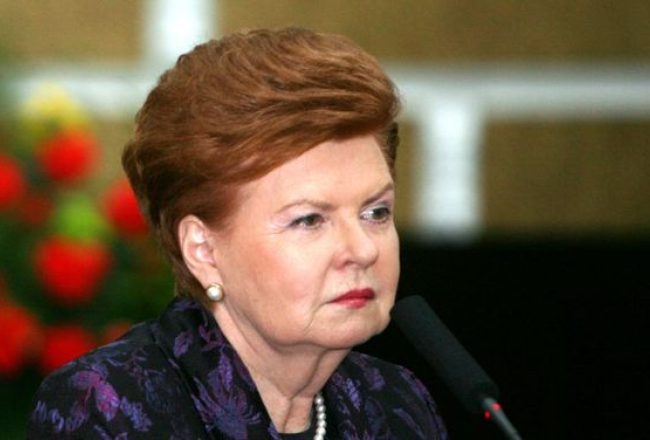 Eksprezidente Vaira Vīķe-Freiberga. Autore: Evija Trifanova, LETA