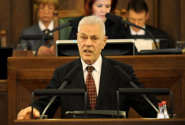 10.Saeimas deputāts Visvaldis Lācis (VL-TB/LNNK). Autore - Lita Krone, LETA