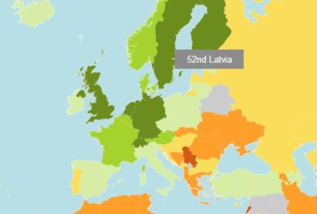 Ekrānšāviņš no The Global Competitiveness Index 2013-2014.