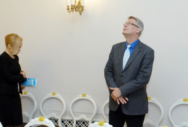 Valdis Zatlers un Sandra Sondore-Kukule. Foto: Gints  Ivuškāns, F64