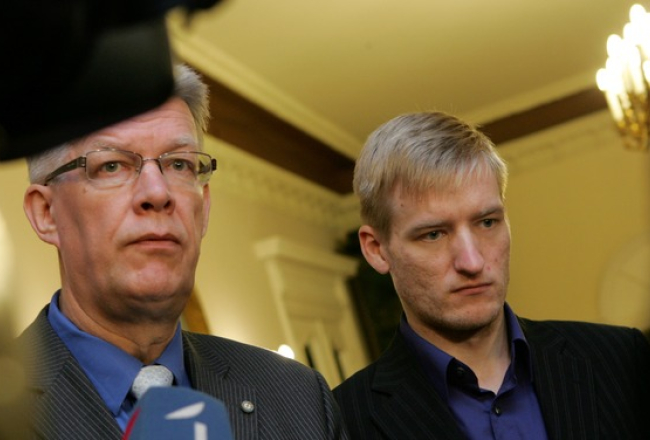 Valdis Zatlers un Edmunds Sprūdžs. Foto: Raitis Plauks, F64