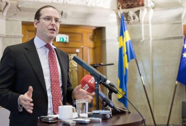 Zviedrijas finanšu ministrs Anderss Borgs. Avots: AFP/LETA