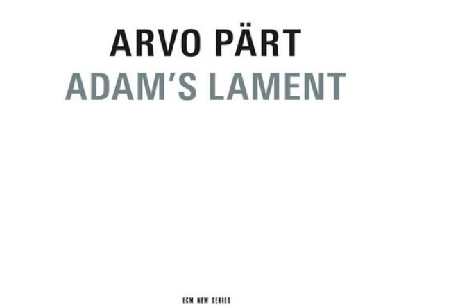 Kompānijas ECM izdotais albums ar Arvo Perta opusu "Adam's Lament".