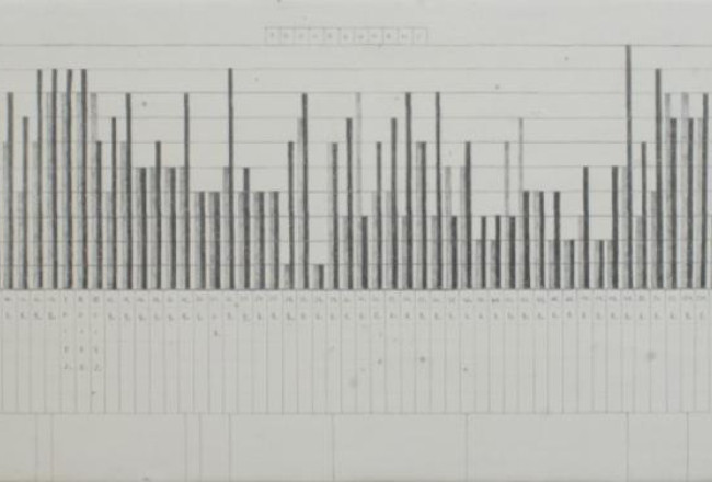 Artura Bērziņa darbs no izstādes "Prāta darbi". Publicitātes attēls