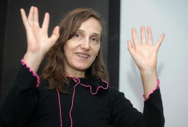 Režisore Signe Baumane. Foto: Ieva Čīka, LETA