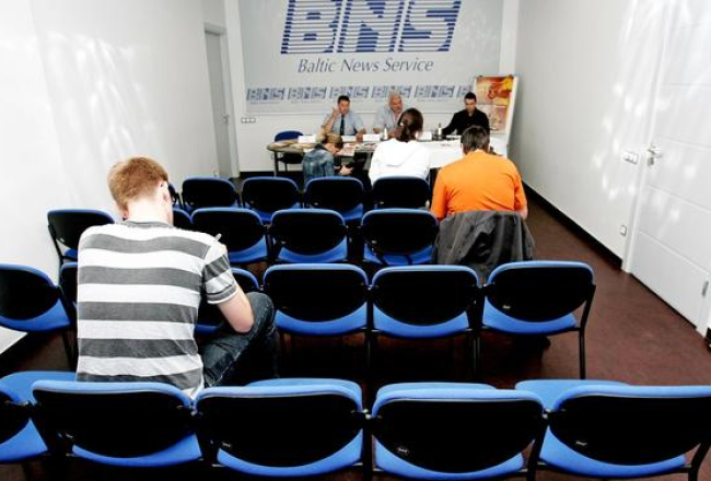 Preses konference ziņu aģentūras BNS telpās. Foto: Reinis Hofmanis, F64