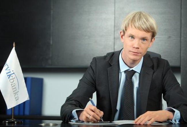 "Norvik bankas" valdes priekšsēdētājs Olivers Bramvels. Foto: Edijs Pālens, LETA