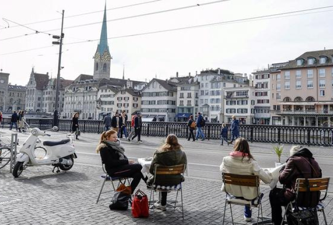 Cīrihe Šveicē. Foto: EPA/LETA