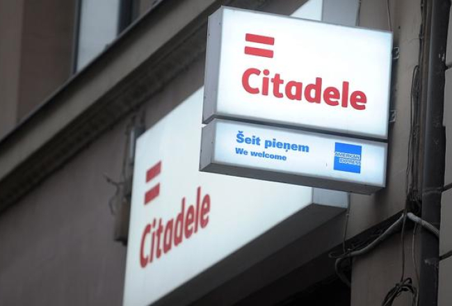 Banka "Citadele". Foto: Ieva Lūka, LETA