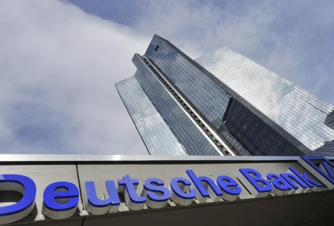 Vācu "Deutsche Bank" sodīta ar lielāko naudas sodu. Foto: EPA/LETA