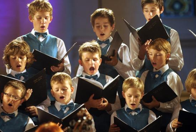 Rīgas Doma zēnu koris. Foto: Ieva Lūka, LETA