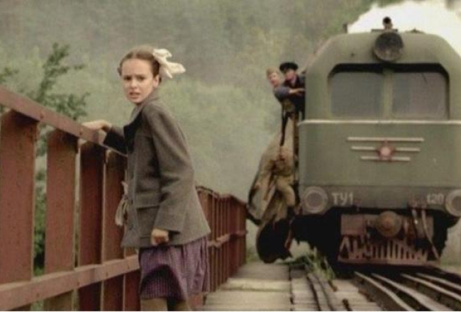 Kadrs no lietuviešu filmas "Ekskursante".