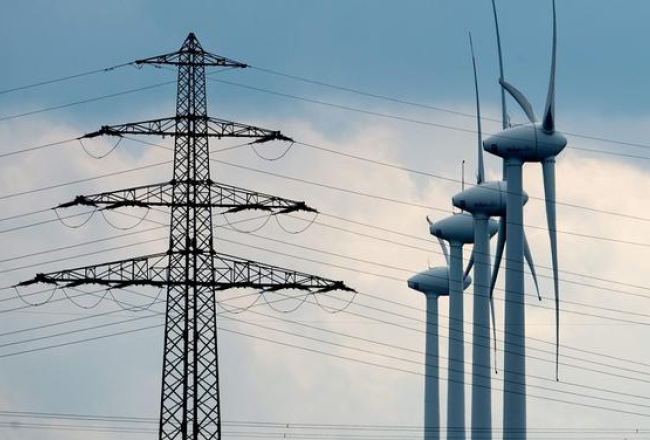 Vēja enerģijas ražotāji. Foto: EPA/LETA