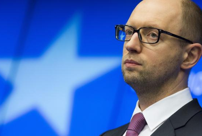 Ukrainas premjeministrs Arsēnijs Jaceņuks. Foto: EPA/LETA
