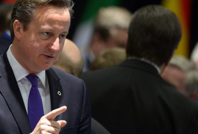 Lielbritānijas premjerministrs Deivids Kamerons. Foto: AFP/LETA