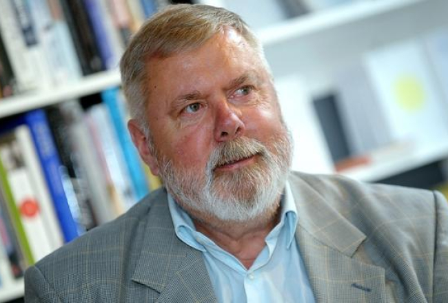 Vēsturnieks Kārlis Kangeris. Foto: Ieva Lūka, LETA