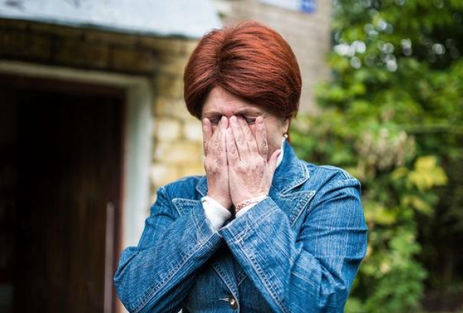 Ludmila Hohlova ir viena no Krievijas karavīru māšu organizācijas vadītājām. Foto: AFP/LETA