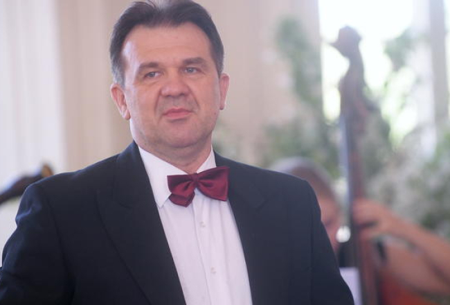 "Collegium Musicum Riga" mākslinieciskais vadītājs un diriģents Māris Kupčs. Foto Ieva Lūka, LETA